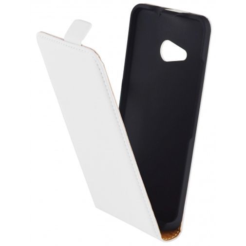 Mobiparts Premium Flip Case White Microsoft Lumia 550