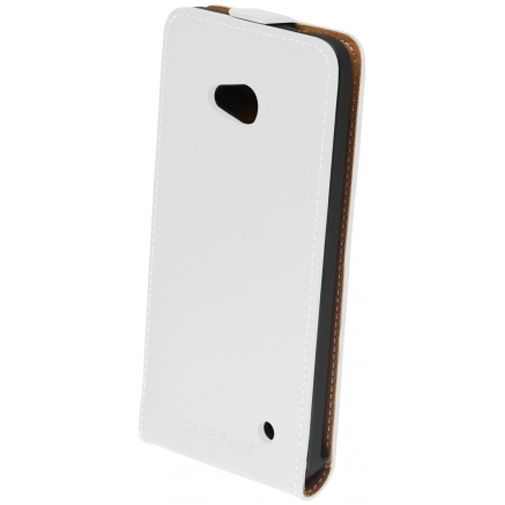 Mobiparts Premium Flip Case White Microsoft Lumia 640 4G