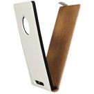 Mobiparts Premium Flip Case White Nokia Lumia 830