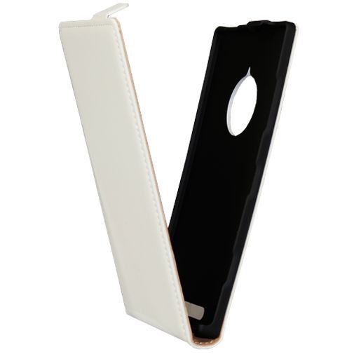 Mobiparts Premium Flip Case White Nokia Lumia 830