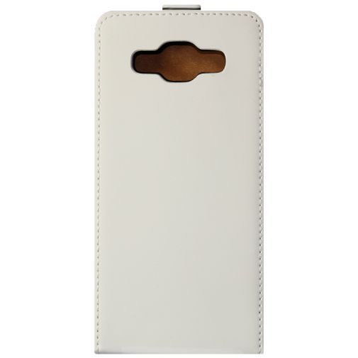 Mobiparts Premium Flip Case White Samsung Galaxy A5