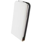 Mobiparts Premium Flip Case White Samsung Galaxy Core Plus