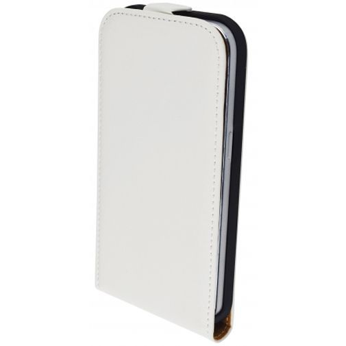 Mobiparts Premium Flip Case White Samsung Galaxy Core Prime (VE)