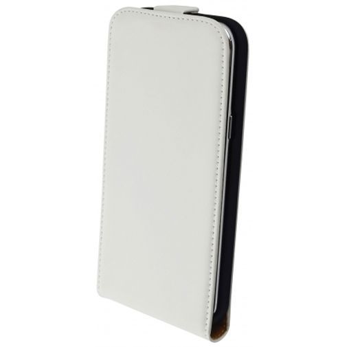 Mobiparts Premium Flip Case White Samsung Galaxy J5