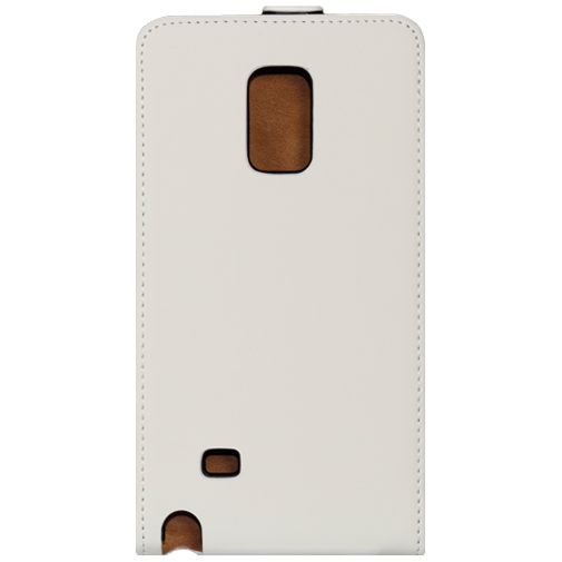 Mobiparts Premium Flip Case White Samsung Galaxy Note Edge