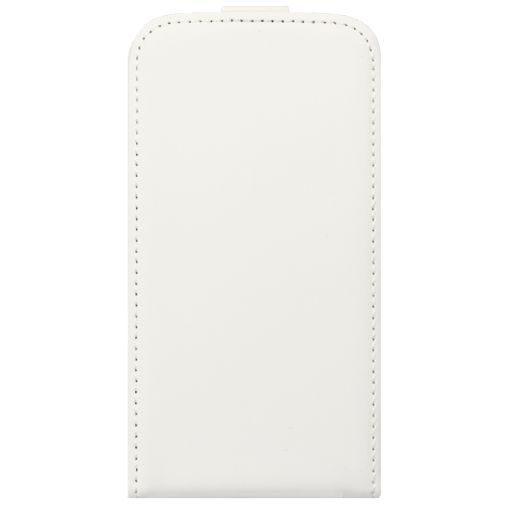 Mobiparts Premium Flip Case White Samsung Galaxy Trend 2