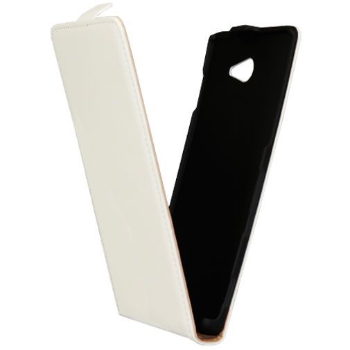 Mobiparts Premium Flip Case White Sony Xperia M2 Aqua