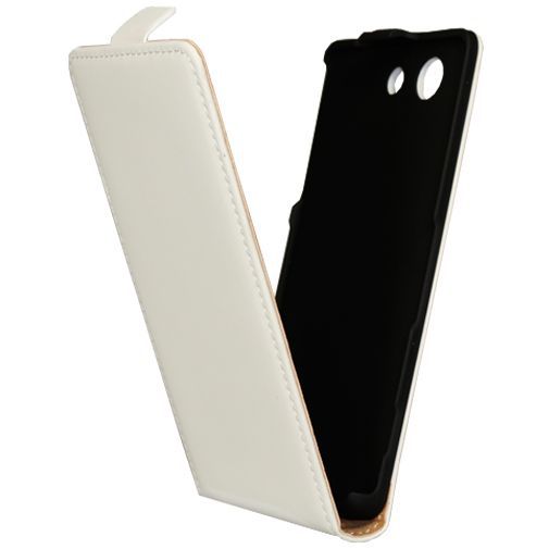 Mobiparts Premium Flip Case White Sony Xperia Z3 Compact