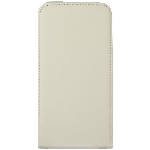 Mobiparts Premium Flip Case White Wiko Lenny