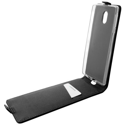 Mobiparts Premium Flip TPU Case Black Nokia 3