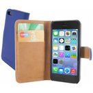 Mobiparts Premium Wallet Case Apple iPhone 5/5S/SE Blue