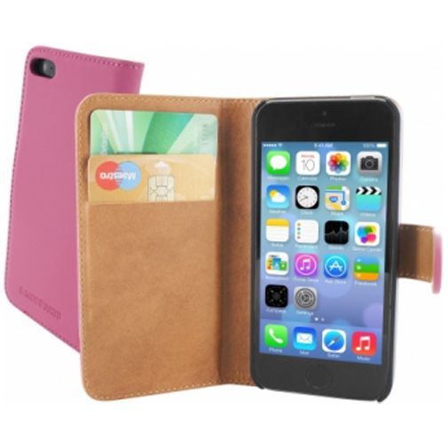 Mobiparts Premium Wallet Case Apple iPhone 5/5S Pink