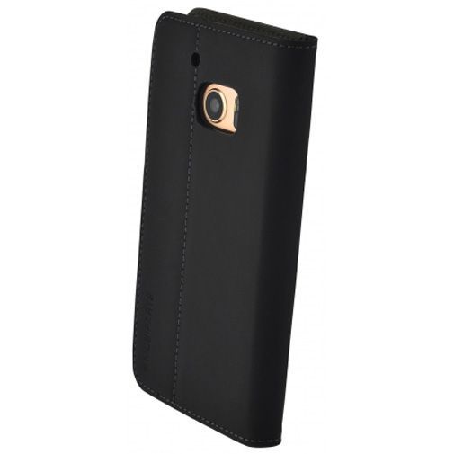 Mobiparts Premium Wallet Case Black HTC 10 (Lifestyle)