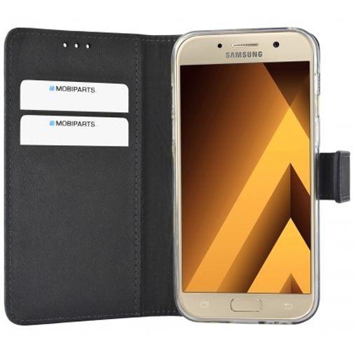 Mobiparts Premium Wallet Case Black Samsung Galaxy A3 (2017)