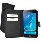 Mobiparts Premium Wallet Case Black Samsung Galaxy J1 (2016)
