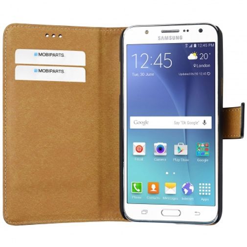 Mobiparts Premium Wallet Case Black Samsung Galaxy J5