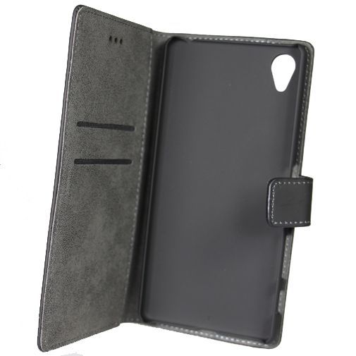 Mobiparts Premium Wallet Case Black Sony Xperia X