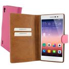 Mobiparts Premium Wallet Case Huawei Ascend P7 Pink