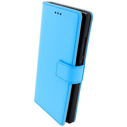 Mobiparts Premium Wallet Case Light Blue Huawei P8