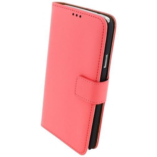 Mobiparts Premium Wallet Case Peach Pink Samsung Galaxy S5/S5 Plus/S5 Neo