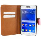 Mobiparts Premium Wallet Case Pink Samsung Galaxy Core 2