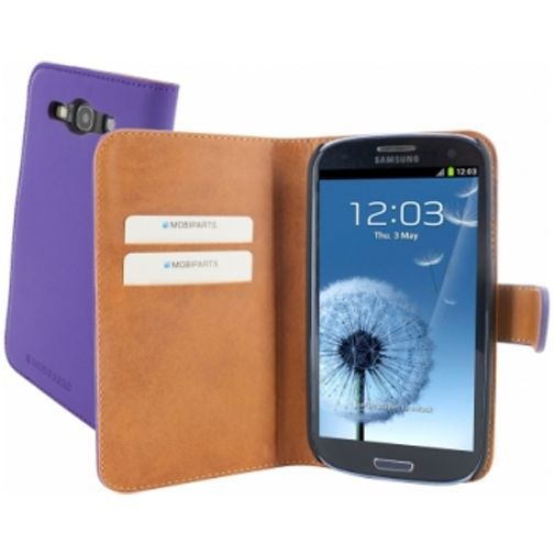 Mobiparts Premium Wallet Case Samsung Galaxy S3 (Neo) Purple