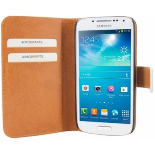 Mobiparts Premium Wallet Case Samsung Galaxy S4 Mini White