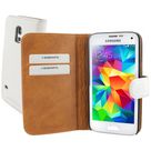 Mobiparts Premium Wallet Case Samsung Galaxy S5 Mini White