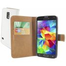 Mobiparts Premium Wallet Case White Samsung Galaxy S5/S5 Plus/S5 Neo