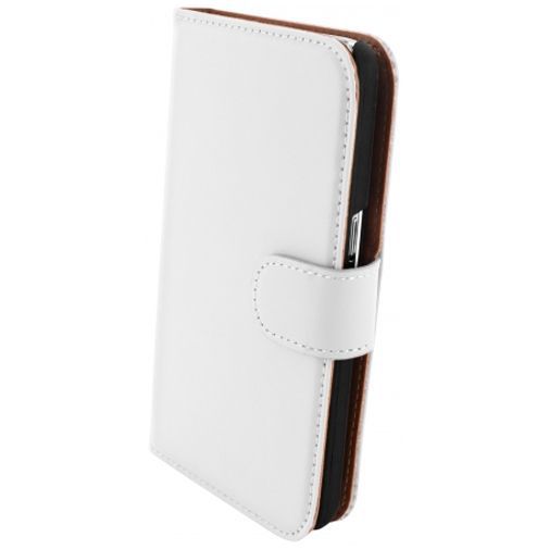 Mobiparts Premium Wallet Case White Samsung Galaxy Core 2