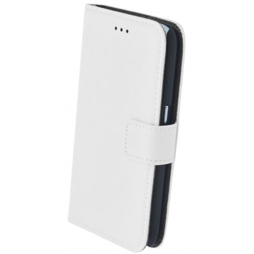 Mobiparts Premium Wallet Case White Samsung Galaxy J1 (2016)
