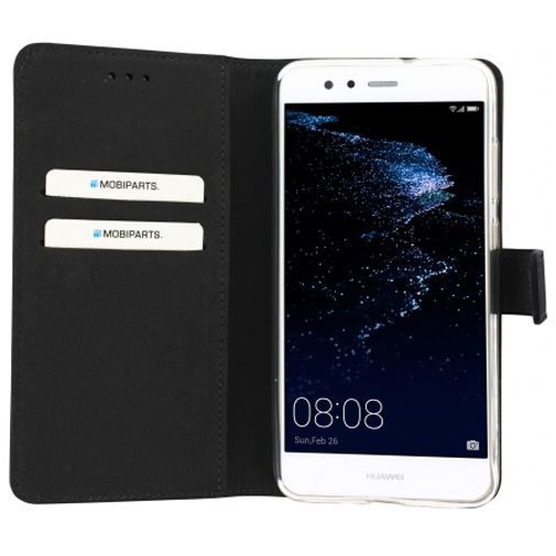 Mobiparts Premium Wallet TPU Case Black Huawei P10 Lite