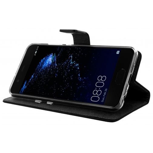 Mobiparts Premium Wallet TPU Case Black Huawei P10