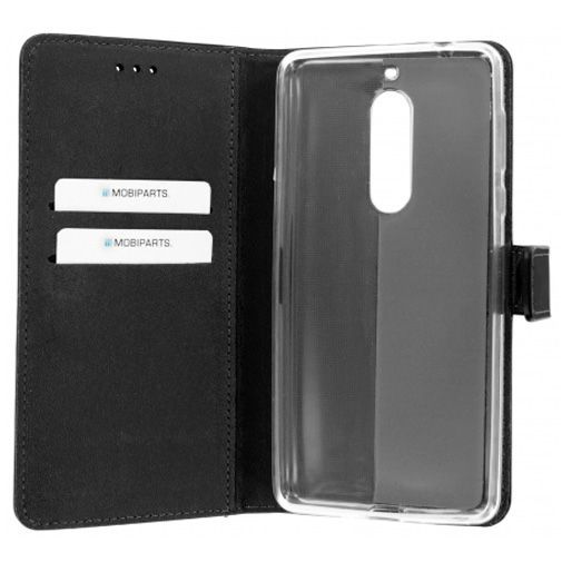 Mobiparts Premium Wallet TPU Case Black Nokia 5