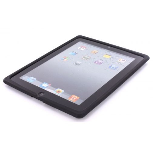 Mobiparts Siliconen Case Black Apple iPad 2/3