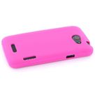 Mobiparts Siliconen Case HTC One X Pink