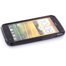 Mobiparts TPU Case HTC One X S-Shape Black