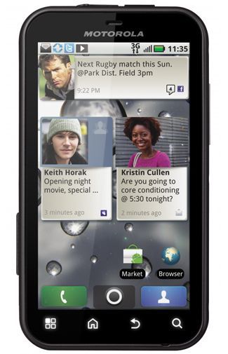 Motorola Defy White Black