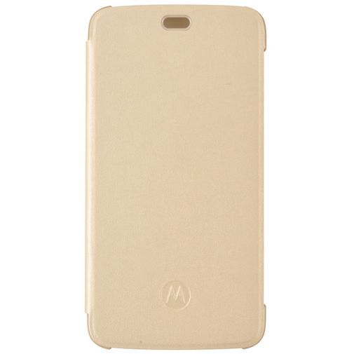 Motorola Flip Cover Gold Moto C Plus
