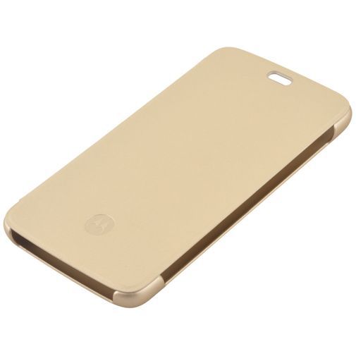 Motorola Flip Cover Gold Moto C Plus