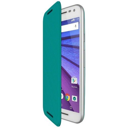 Motorola Flip Shell Turquoise Moto G (3rd Gen)