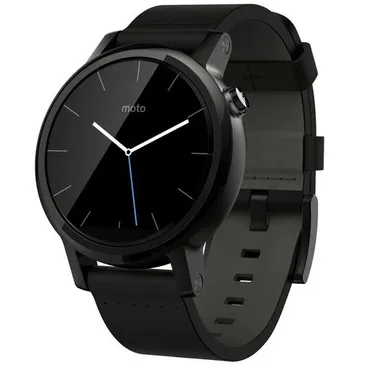 Motorola Moto 360 (2nd Gen) Leather Dali Black