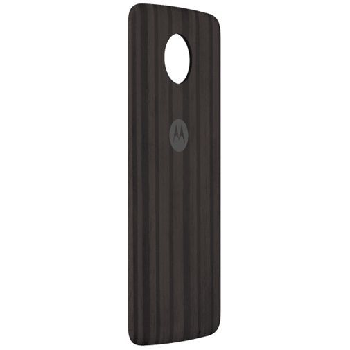Motorola Moto Mods Style Shell Black Ash Wood