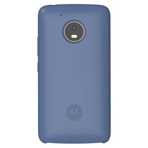 Motorola Silicone Back Cover Blue Moto G5