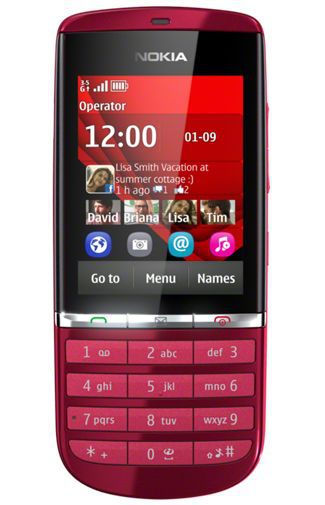 Nokia Asha 300 Red