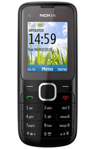 Nokia C1-01 Black Grey