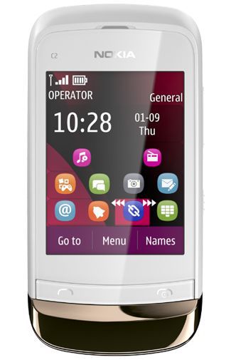 Nokia C2-02 Golden White