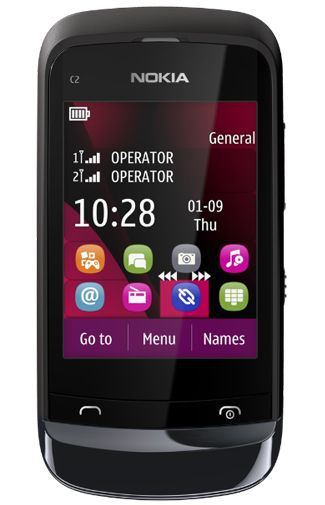 Nokia C2-03 Chrome Black