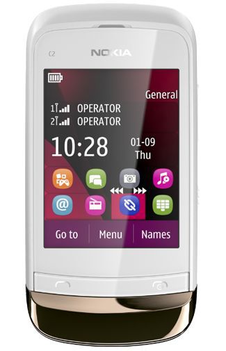 Nokia C2-03 Golden White