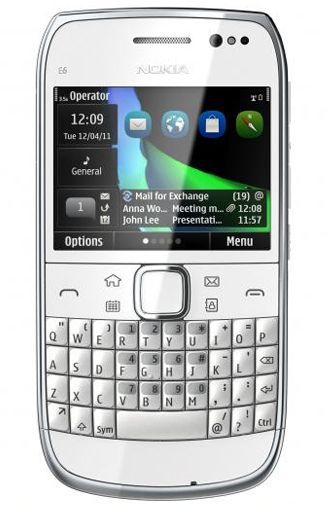 Nokia E6 White